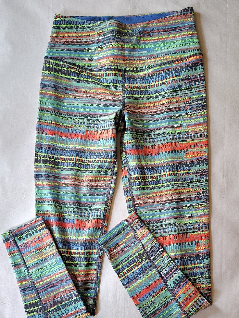 Victoria's Secret VSX Sport Knockout Tights Striped Pattern Leggings Small